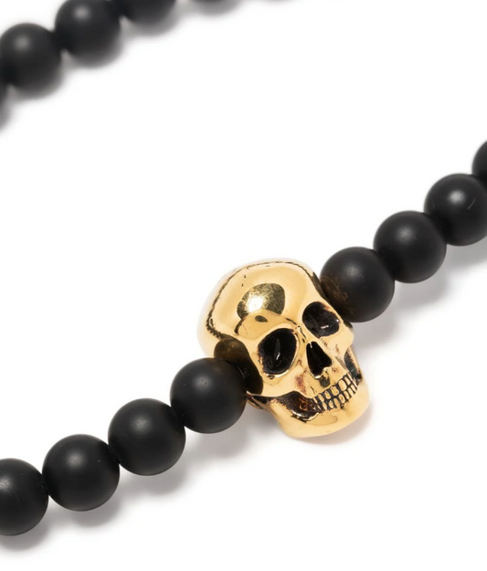 Alexander Mc Queen Skull Beaded Bracelet